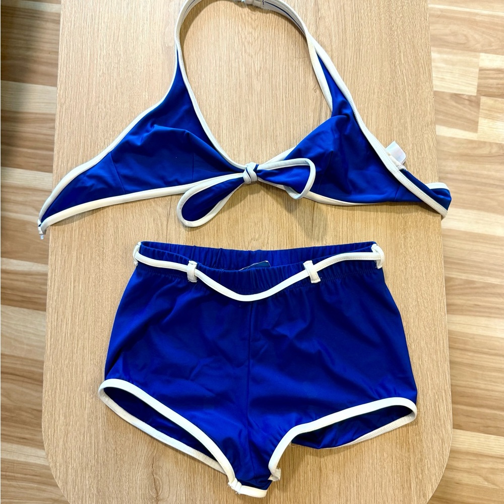 Vintage High-Waisted Bikini Bathing Suit 90s